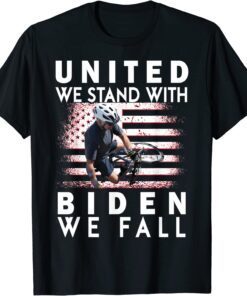 Biden Falling Memes United We Stand With Biden We Fall T-Shirt