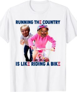 Biden Falls Off Bike, Trump Joe Biden Falling of bike Tee Shirt