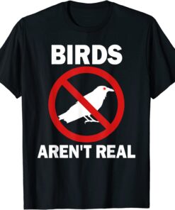 Birds Aren't Real Conspiracy Theory No Birds Aren't Real Tee Shirt