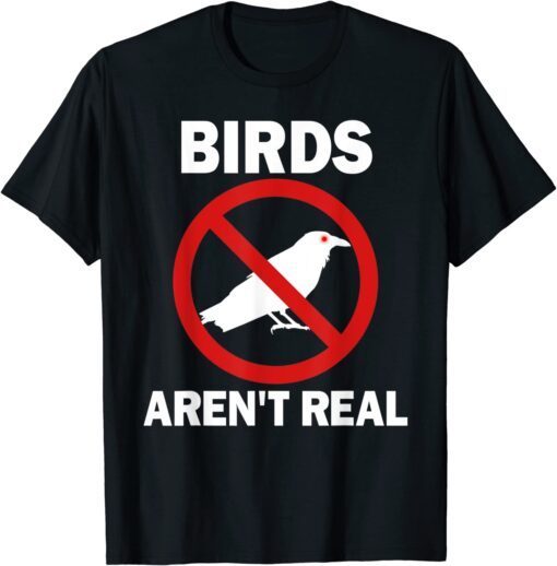 Birds Aren't Real Conspiracy Theory No Birds Aren't Real Tee Shirt