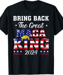 Bring Back the Great Maga King Us Flag Election 2024 Voted Tee Shirt