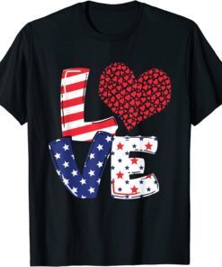 Celebrate 4th of July America Independence Love 2022 Shirt