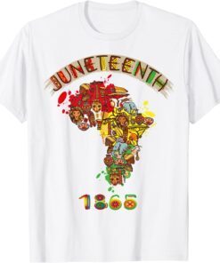 Celebrate Juneteenth 1865 African American Black Pride Tee Shirt