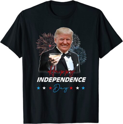 Celebrate The 4th Of July Happy Independence Day Trump Tee Shirt