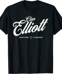 Clan Elliott, Scottish Legends, Border Reivers Elliot Family Tee Shirt