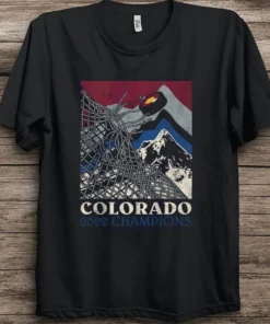 Colorado Avalanche Champions, 2022 Stanley Cup Champions Congrats AVS T-Shirt