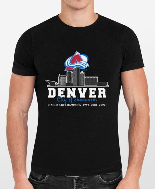 Colorado Avalanche Stanley Cup Champions 2022 Tee Shirt