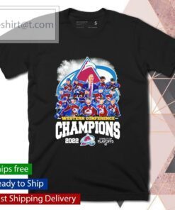 Colorado Avalanche Western Conference Champions 2022 Stanley Cup Playoffs Tee shirt