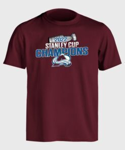 Colorodo Avalanche 2022 Stanley Cup Champions Tee Shirt