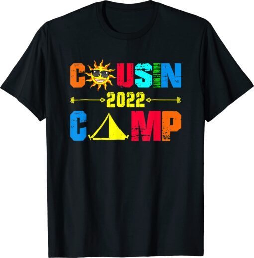 Cousin Camp 2022 Cousin Tribe Vacation Tee Shirt