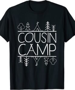 Cousin Camp 2022 Family Camping Summer Vacation Crew Tee Shirt