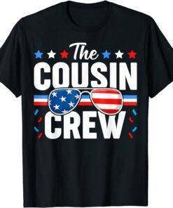 Cousin Crew 4th of July Patriotic American Family Matching Tee Shirt