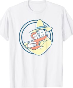 Curious George The Man with the Yellow Hat Hug Tee Shirt