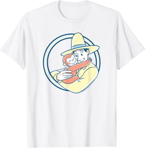 Curious George The Man with the Yellow Hat Hug Tee Shirt