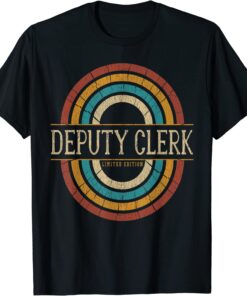 Deputy Clerk Vintage Retro T-Shirt