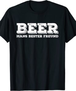 Distressed Quote Beer Drinking Lovers bester Freund Tee Shirt