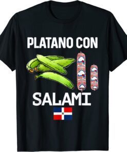 Dominicana Flag RD Dominican Republic Food Mangu Plantain Tee Shirt