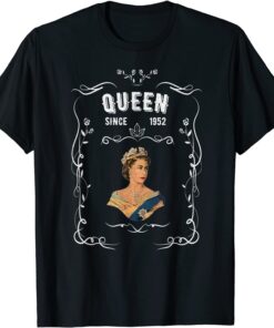 Elizabeth II Queen Legend British Crown Platinum Anniversary Tee Shirt