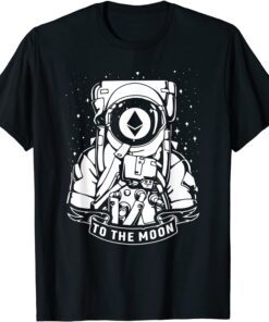 Ethereum To The Moon, Crypto Astronaut Tee Shirt