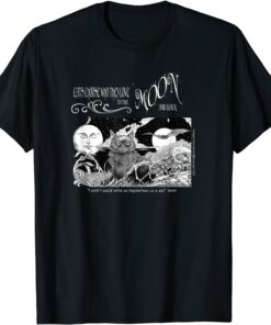 Ezekiell Crowe's Moon and Back Black Cat T-Shirt