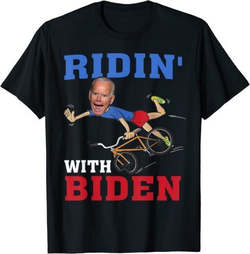 Falling With Biden Ridin With Biden Tee Shirt