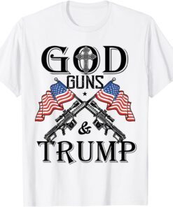God Guns And Trump Shirt 2nd Amendment Trump 45 Tee Shirt