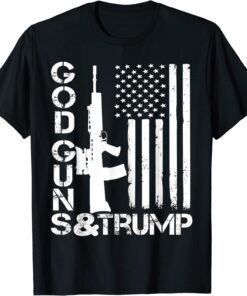 God Guns And Trump Tee Shirt