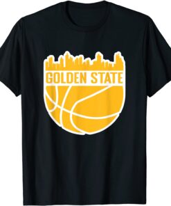 Golden State Basketball Game Sport B-Ball Golden State Fan Tee Shirt