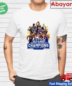 Golden State Warriors 2022 Gold Blooded Western Conference Champions Tee shirt