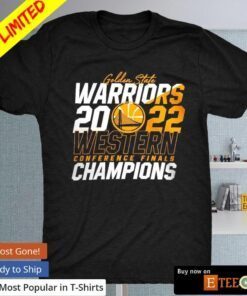 Golden State Warriors 2022 Western Conference Final Champions Tee shirt