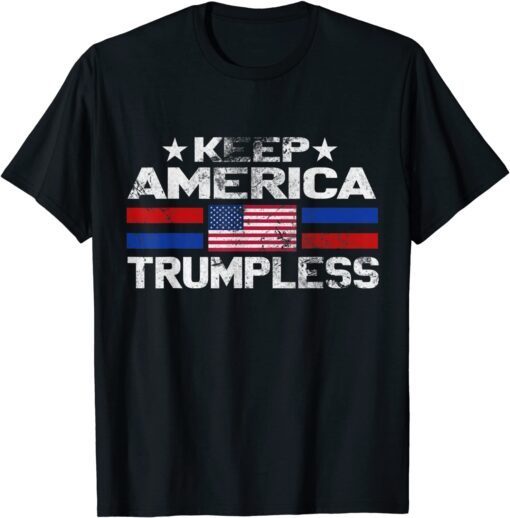 Keep America Great American Flag Vintage T-Shirt