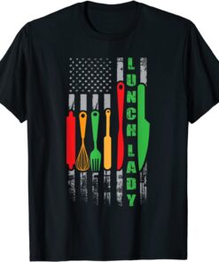 Lunch Lady Crew July 4th Lunch Lady Appreciation Tee Shirt