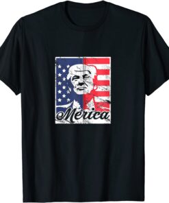 Make 4th Of July Great Again Trump Patriotic Zip Tee Shirt