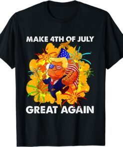 Make 4th of July Great Again Donald Trump Patriotic Tee Shirt