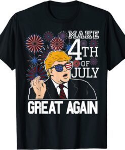 Make 4th of July Great Again Donald Trump, Pro-Trump T-Shirt