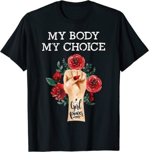 My Body Choice Uterus Business Tee Shirt