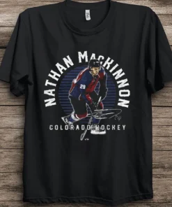 Nathan MacKinnon Colorado Avalanche Western Conference Champions 2022 Tee Shirt