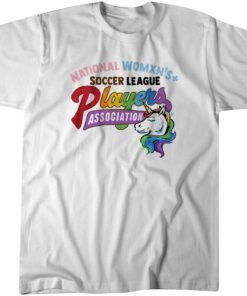 National Womxn's Soccer League Players Association Pride Tee Shirt