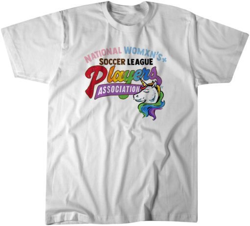 National Womxn's Soccer League Players Association Pride Tee Shirt