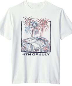 Nebraska Stadium 4th Of July T-Shirt
