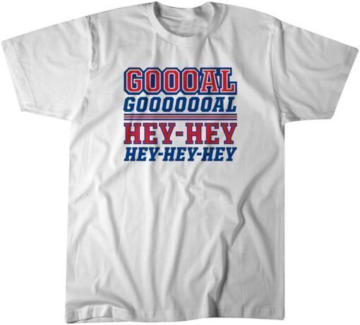 New York: Goal! Hey Hey Hey Hey Hey Tee Shirt