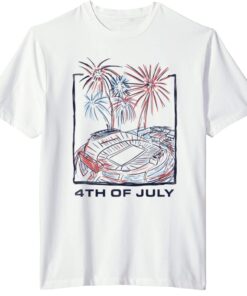 Oregon Stadium 4th Of July Tee Shirt