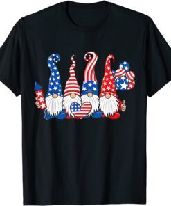 Patriotic Gnomes 4th Of July Gnome Tee Shirt