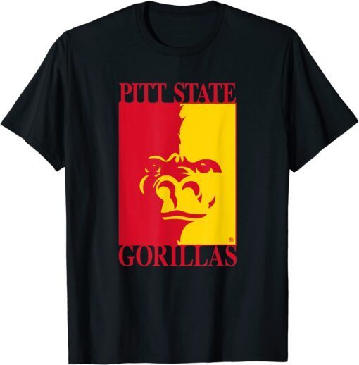 Pittsburg State University Gorillas Pitt State Logo Tee Shirt