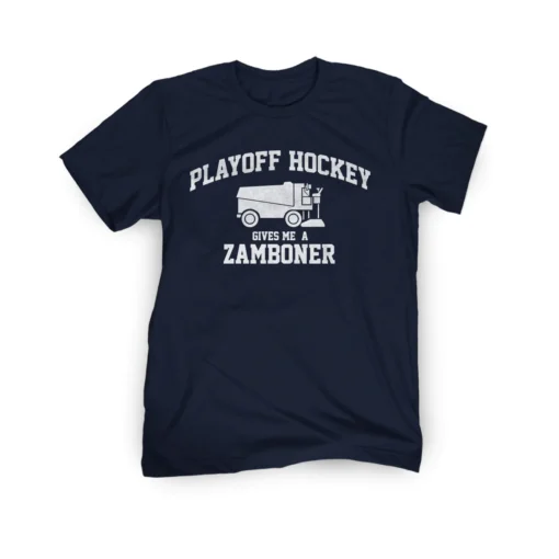 Playoff Hockey Gives A Zamboner Tee Shirt