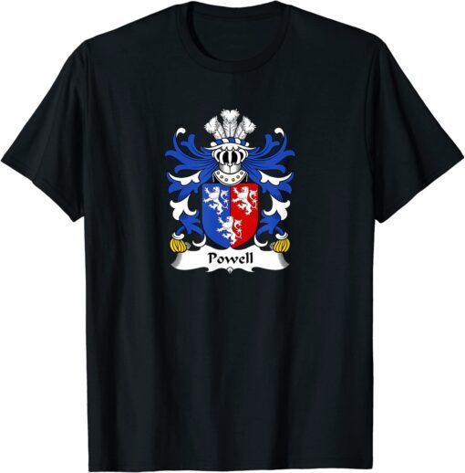 Powell Coat of Arms - Family Crest Tee Shirt