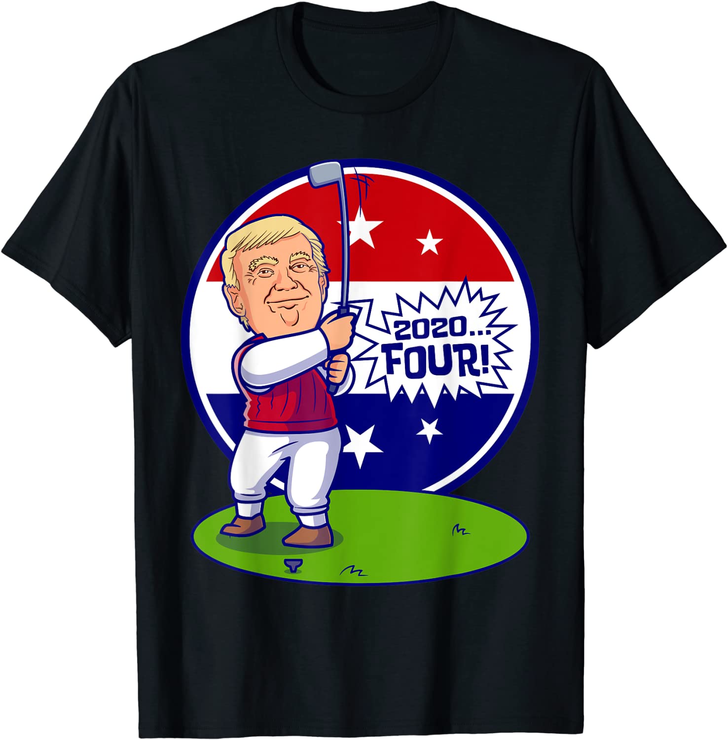 President Donald Trump 2024 Election Golf Tee Shirt