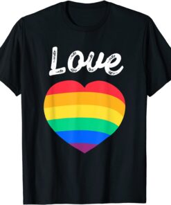 Pride month, Rainbow Heart, Gay and LGBT Tee ShirtPride month, Rainbow Heart, Gay and LGBT Tee Shirt