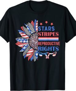 Pro Choice Stars Stripes Reproductive Rights Women's Rights Tee Shirt