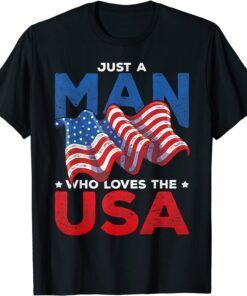 Proud American USA Flag Freedom Liberty 4th Of July T-Shirt